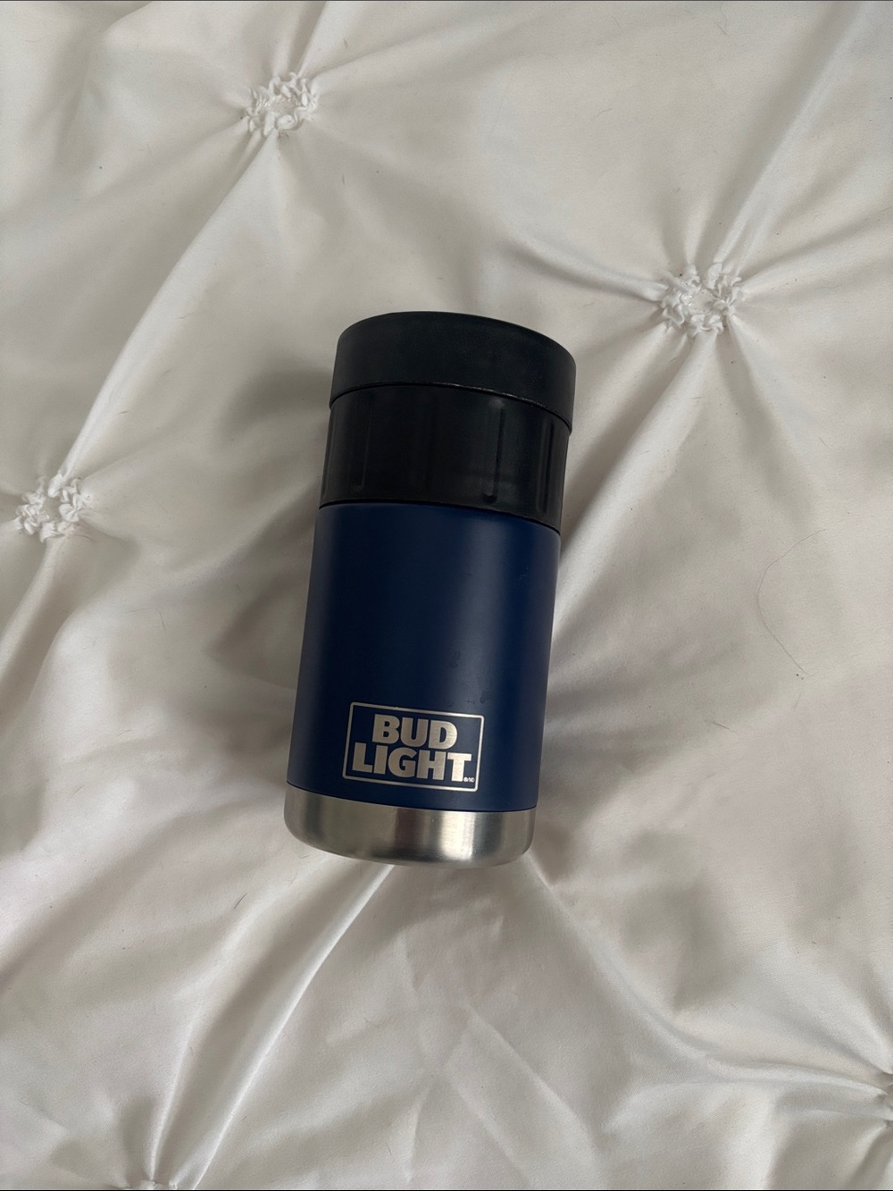 Bud Light Blue Insulated Drink Tumbler